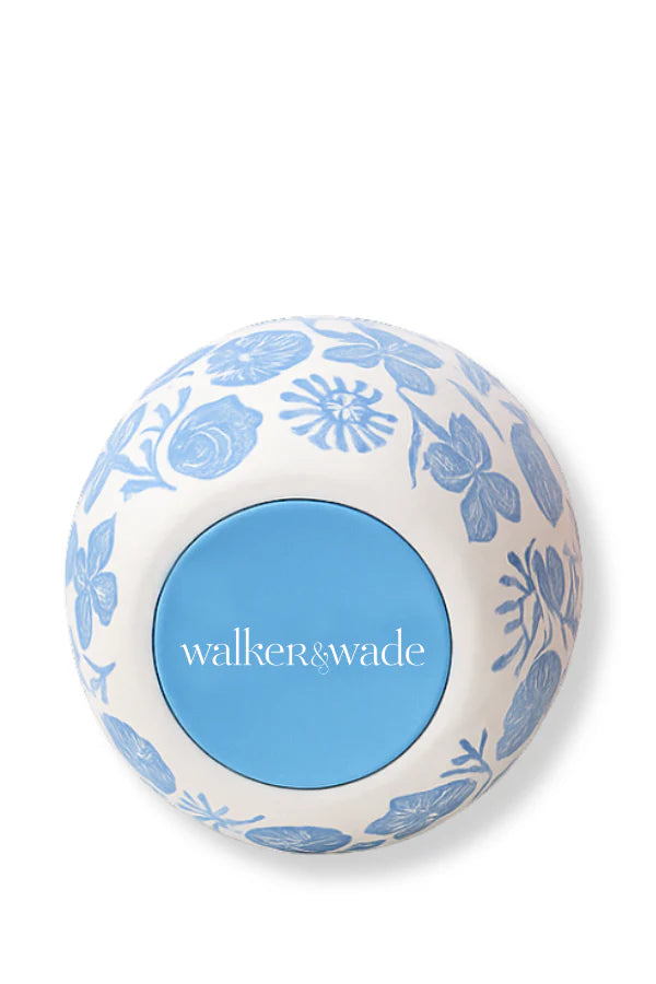 Walker & Wade Wine Tumbler (Set of 2) / Blue Hibiscus