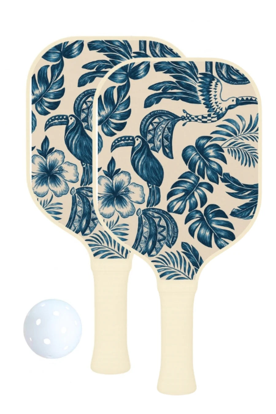 Walker & Wade Pickleball Paddle Set / Blue Banana Toucan