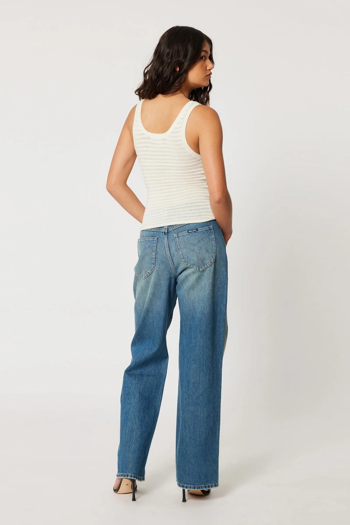 Rolla’s Toni Tank Edgar Knit - Vintage White