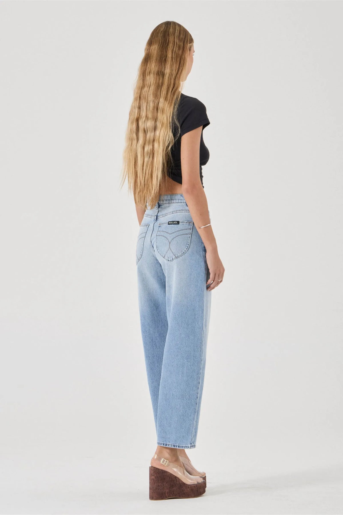 Rolla’s Gigi Barrel Jean - Brad Blue