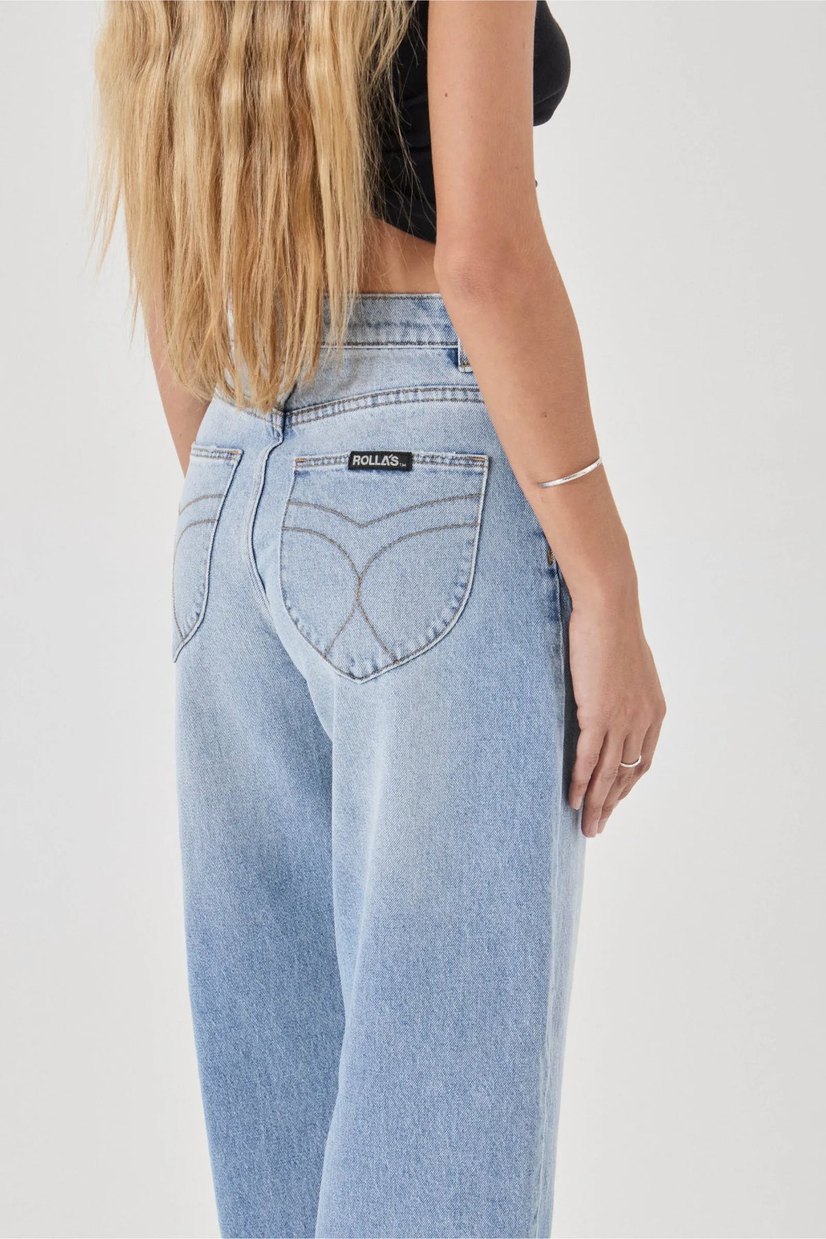 Rolla’s Gigi Barrel Jean - Brad Blue