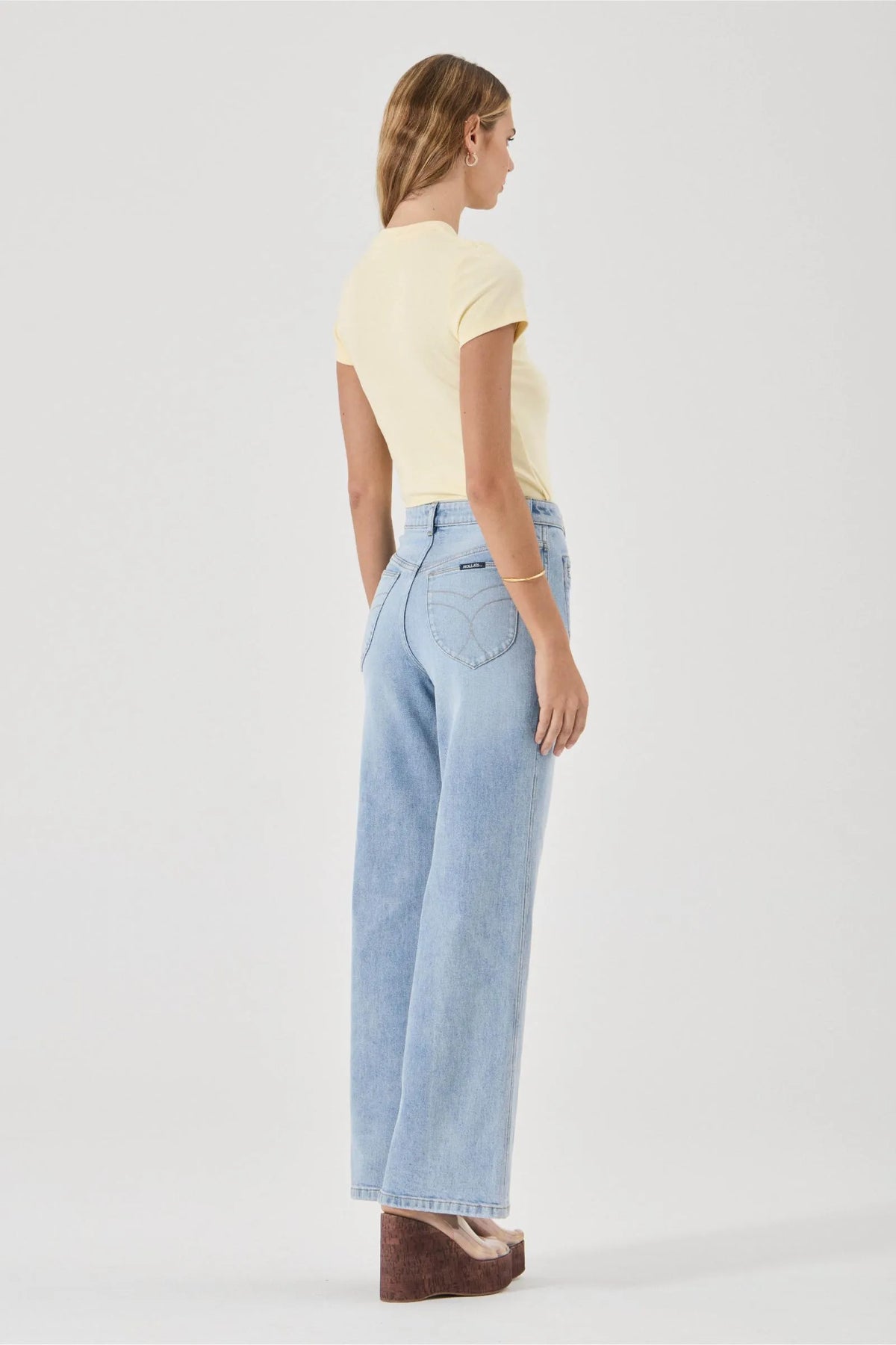 Rolla’s Baby Tee - Pale Yellow