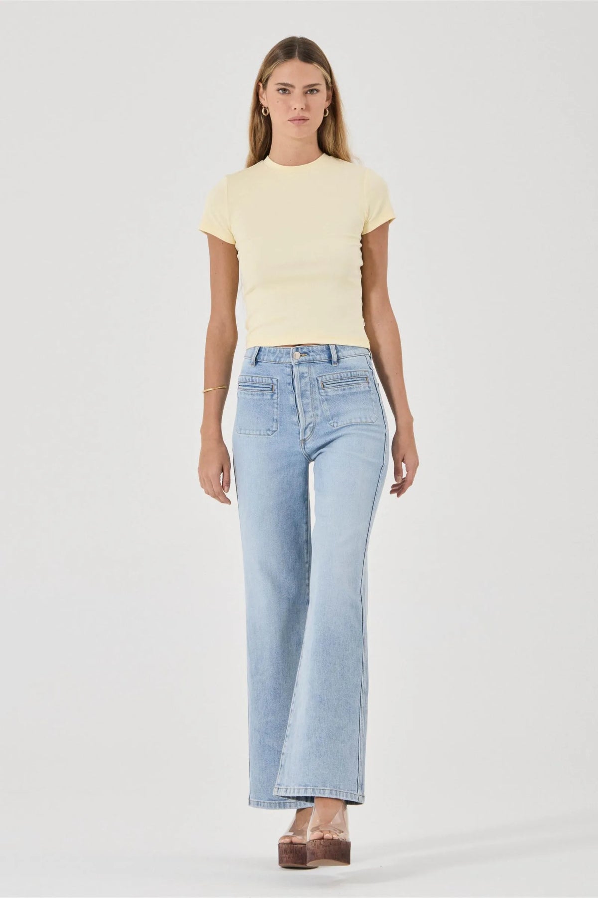 Rolla’s Baby Tee - Pale Yellow