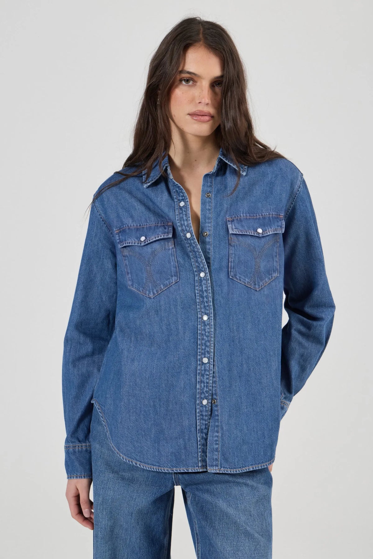 Rolla’s Chelsea Shirt - Vintage Blue