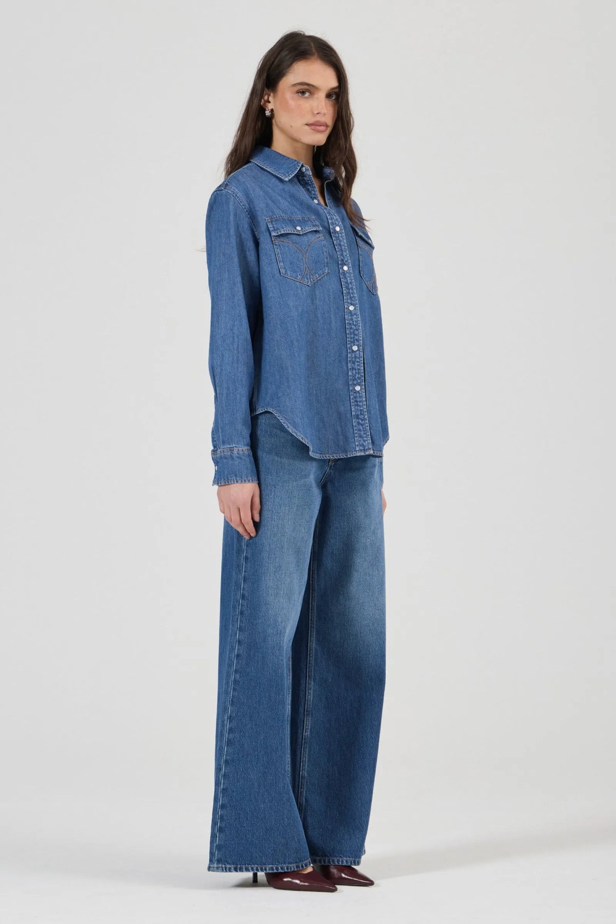 Rolla’s Chelsea Shirt - Vintage Blue