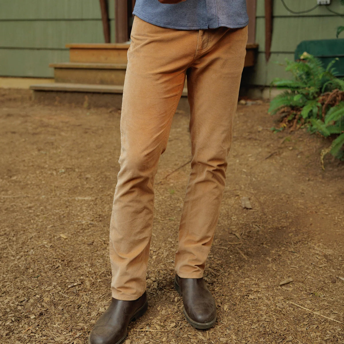 Criquet Comfort Corduroy Pant- Khaki