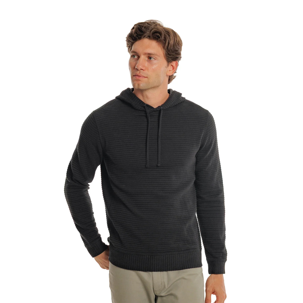 Criquet Quilted Hoodie- Black Key