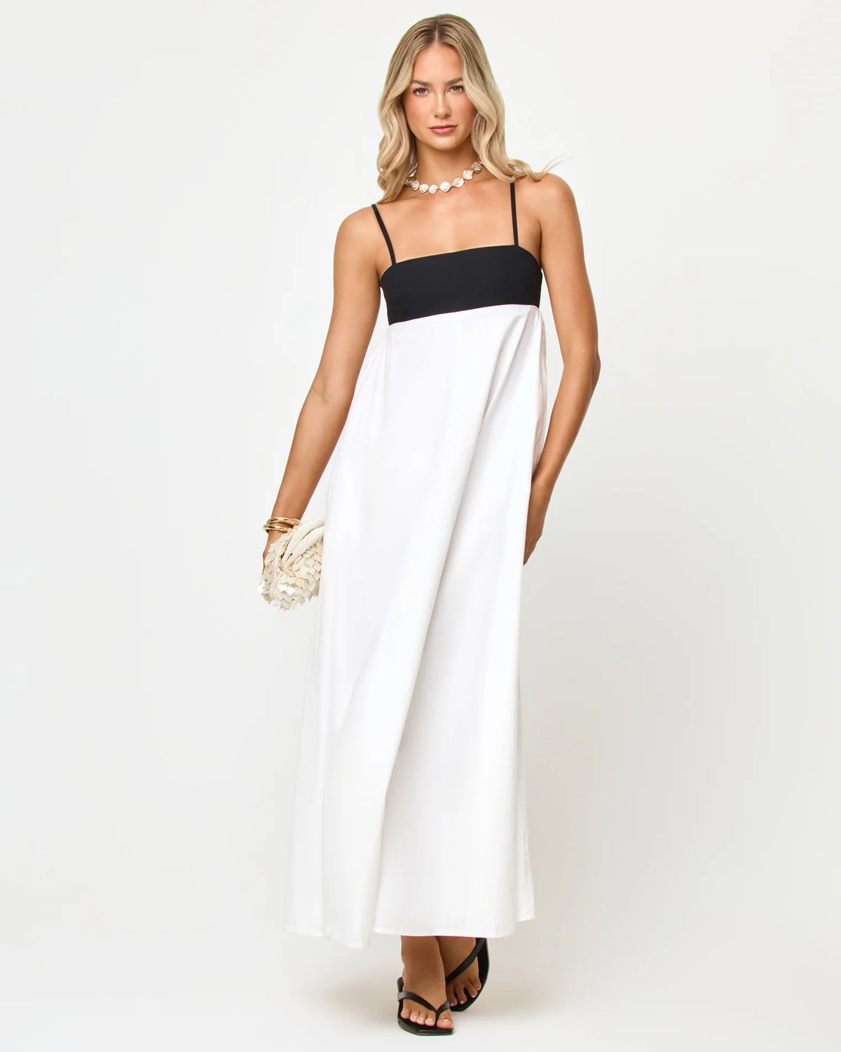 L*Space Raveena Dress- Black/ Cream