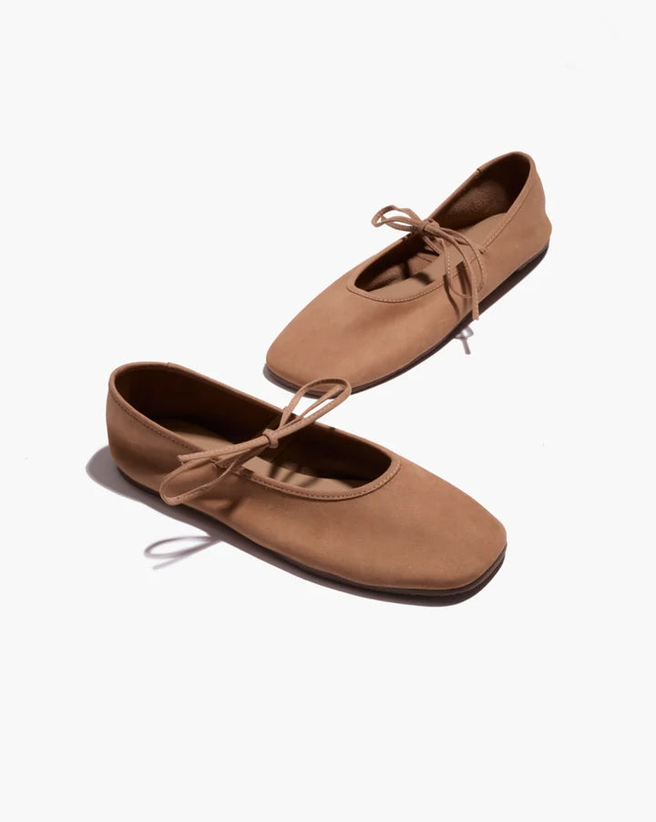 Tkees Square Toe Reese Suede- Cocobutter