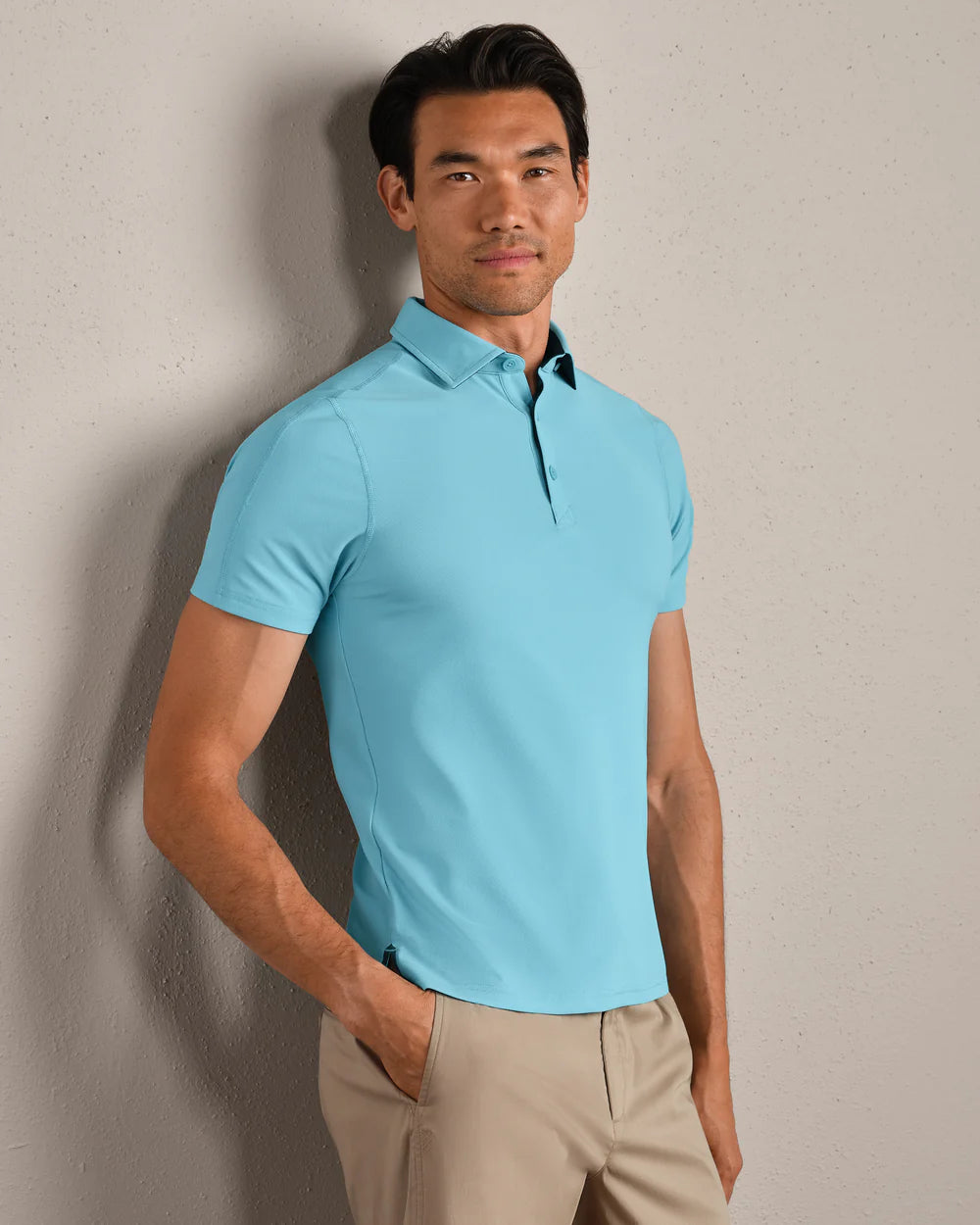 Rhone Apparel Regatta Pique Polo - Belize Blue