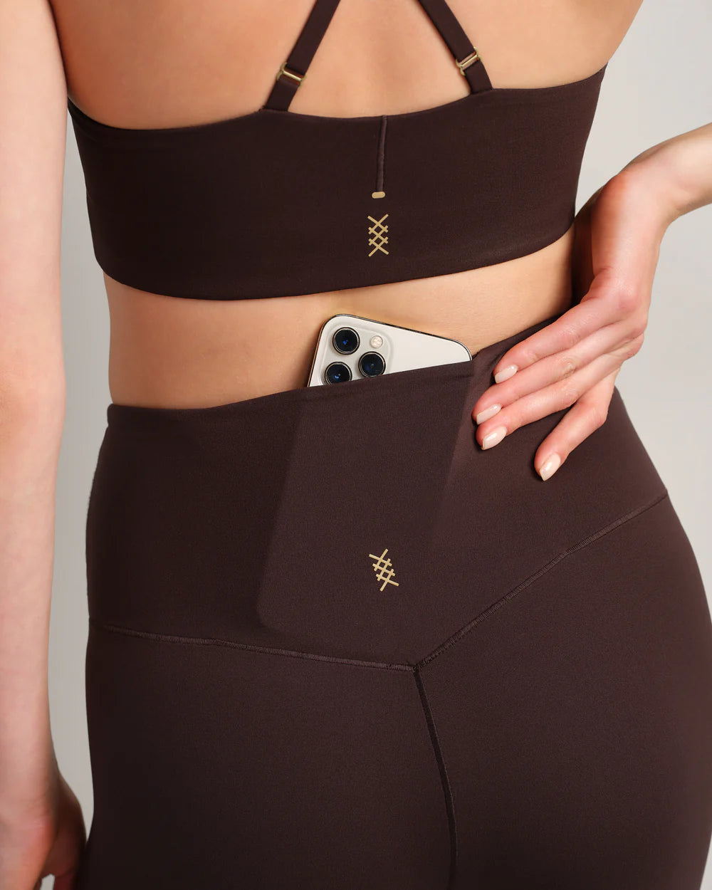 Rhone Apparel Revive 7/8 Legging - Dark Espresso