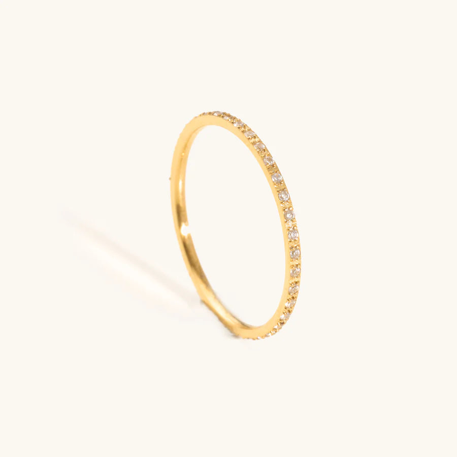 Nikki Smith Sutton Shimmer Ring - Gold