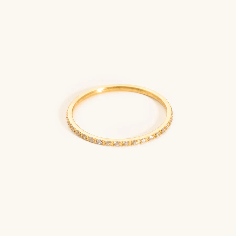 Nikki Smith Sutton Shimmer Ring - Gold