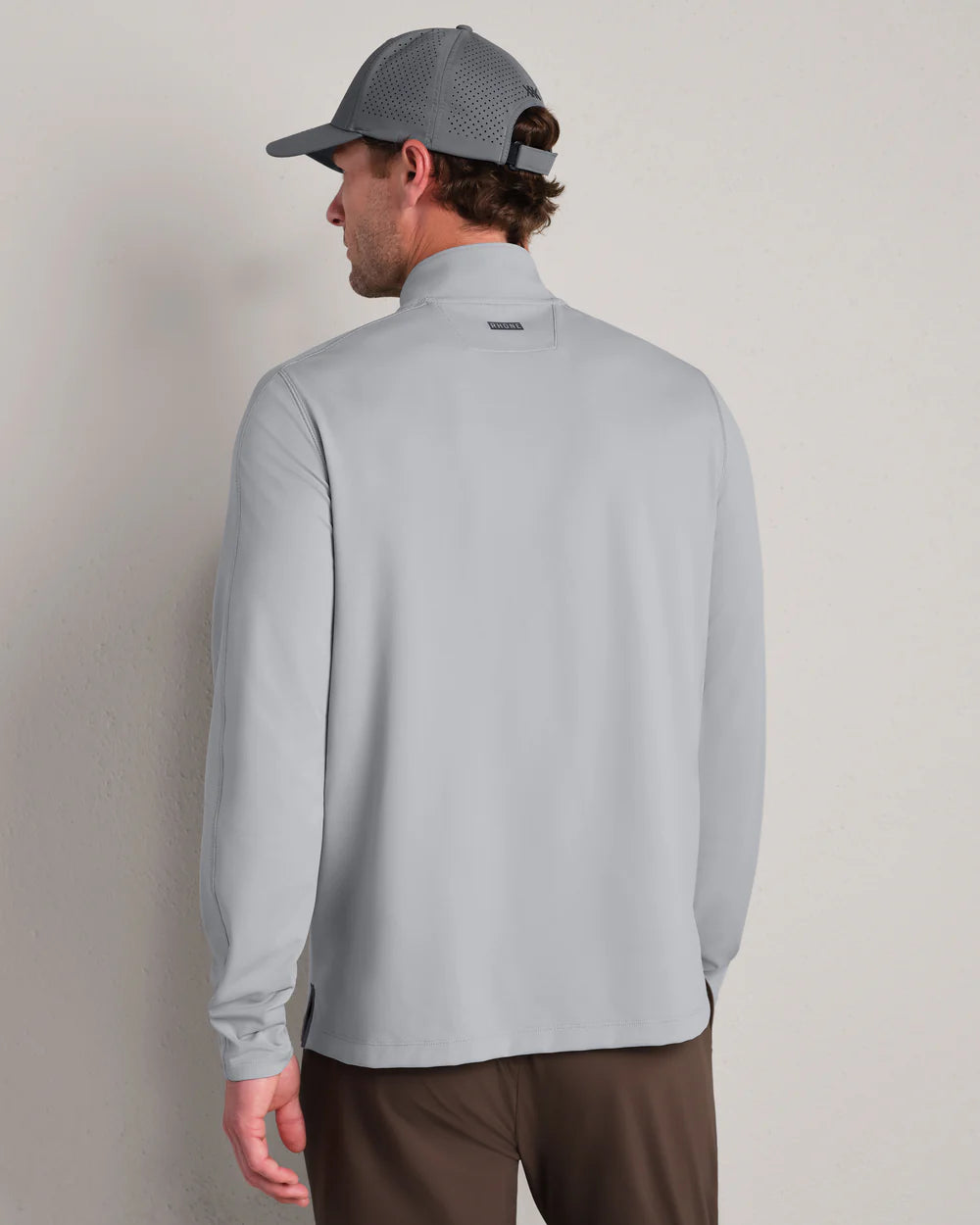 Rhone Apparel Rise 1/4 Zip - Steel Gray