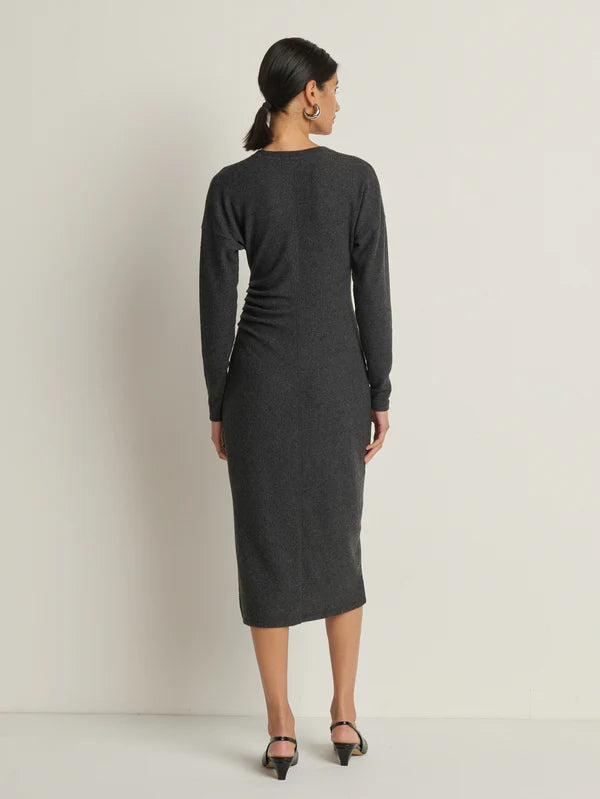 Nation Ltd. Sandrine Midi Dress - Heather Charcoal