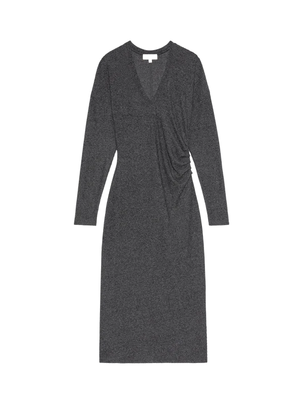 Nation Ltd. Sandrine Midi Dress - Heather Charcoal