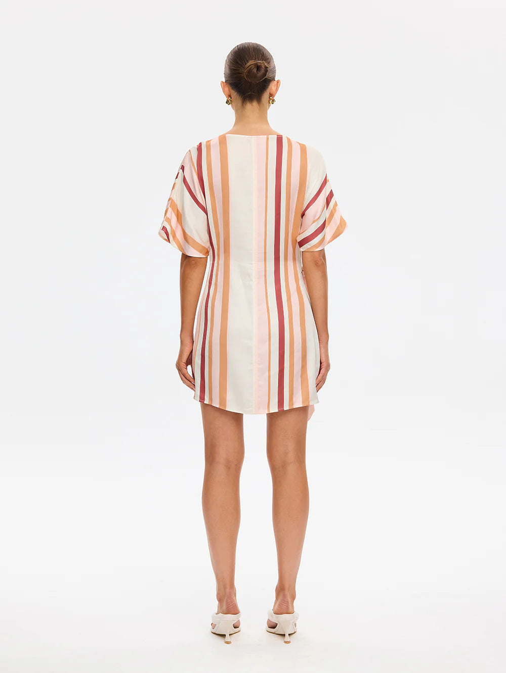 Kivari Lilia Mini Dress- Pink Brown