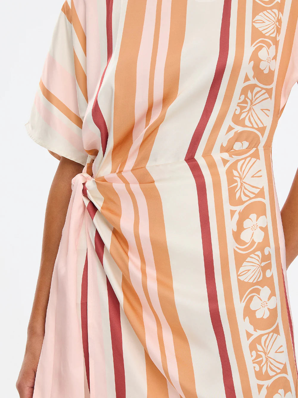 Kivari Lilia Mini Dress- Pink Brown