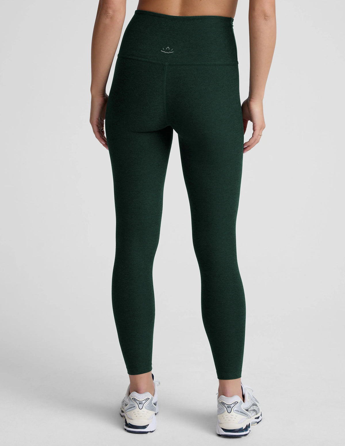 Beyond Yoga Spacedye Caught In The Middle High Waist Legging - Dark Spruce Green Heather
