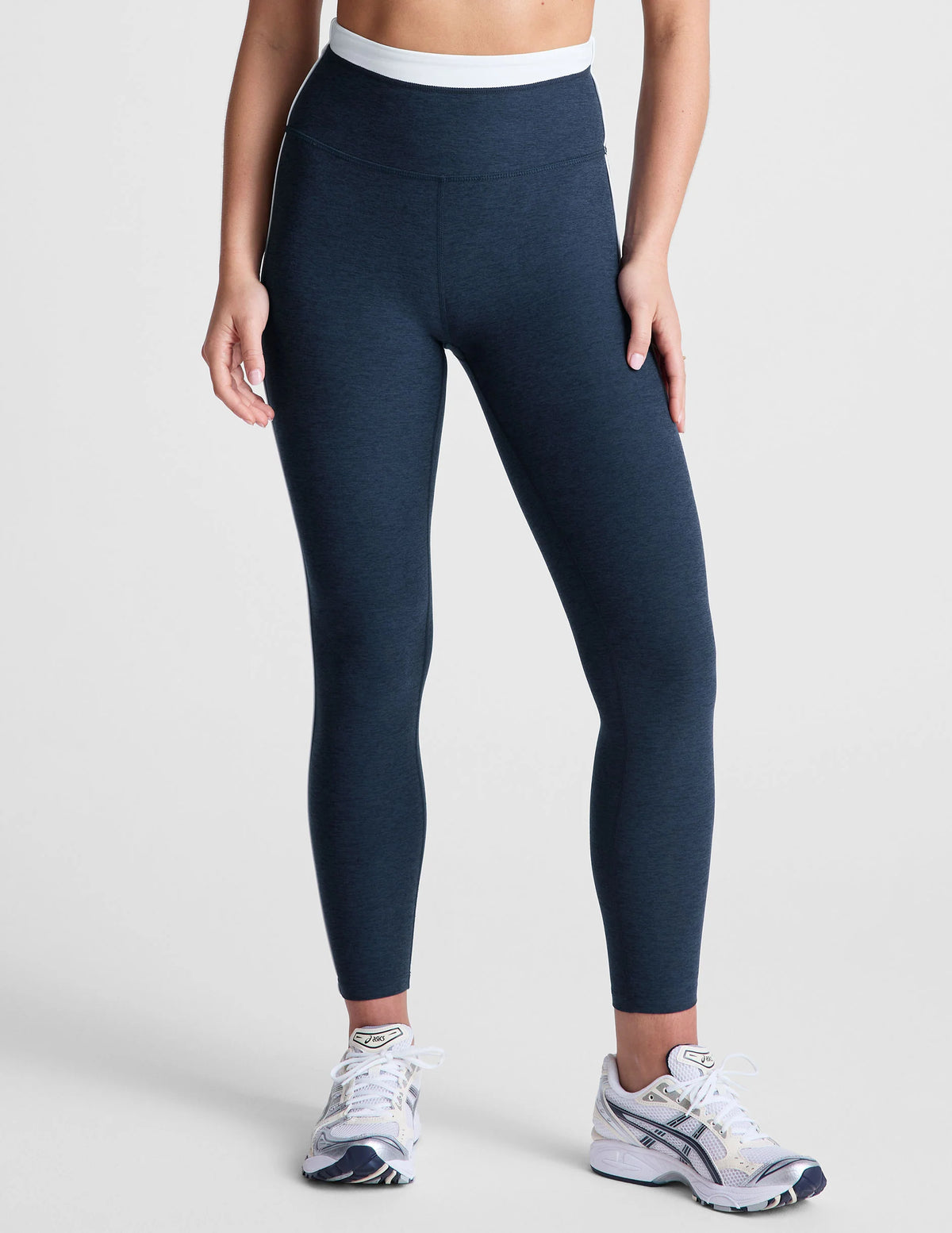Beyond Yoga Spacedye Trophy High Waisted Midi Legging - Nocturnal Navy/ Cloud