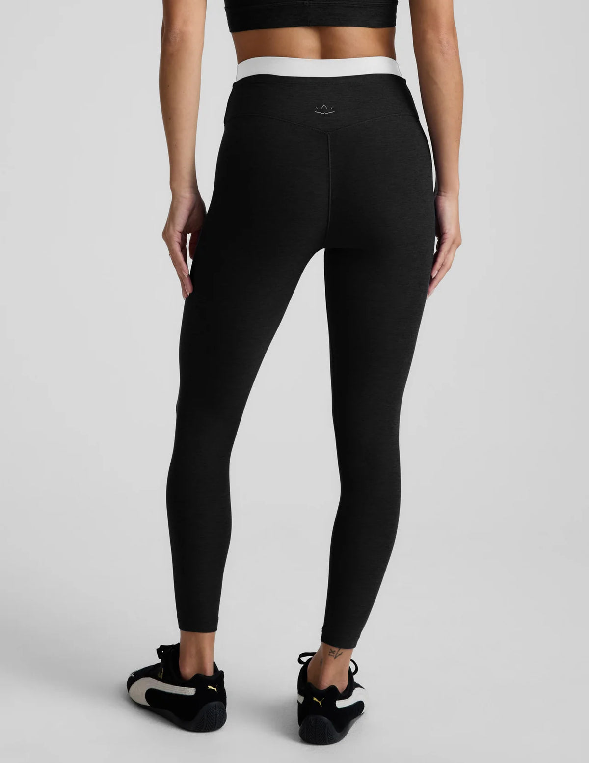 Beyond Yoga Spacedye Caught In The Midi High Waisted Legging- Darkest Night