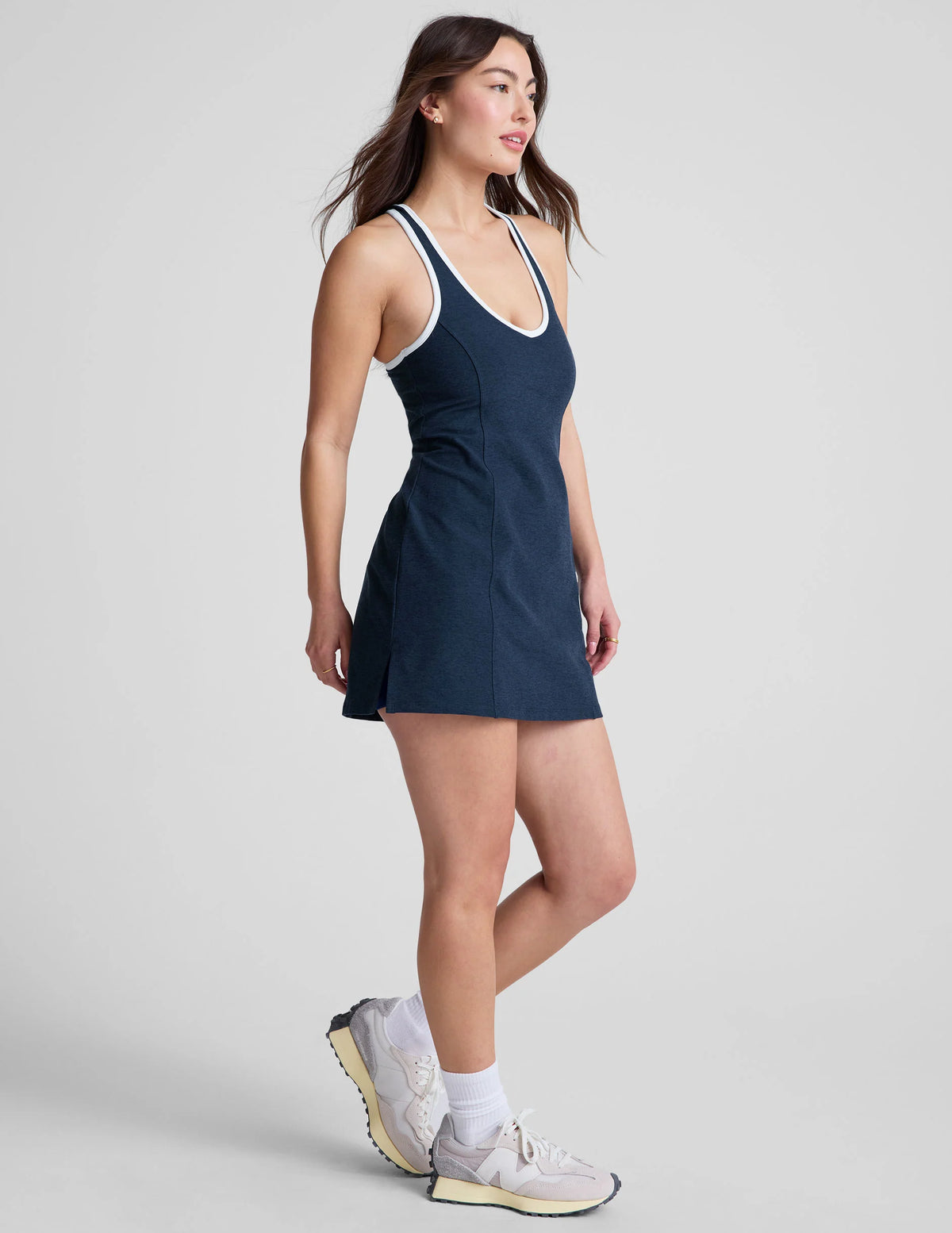 Beyond Yoga Spacedye Starting Line Dress - Nocturnal Navy