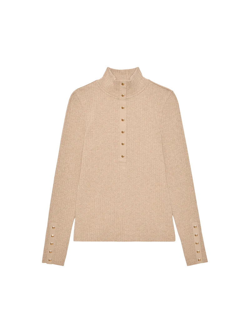 Nation Ltd. Sheila Top- Heather Oatmeal