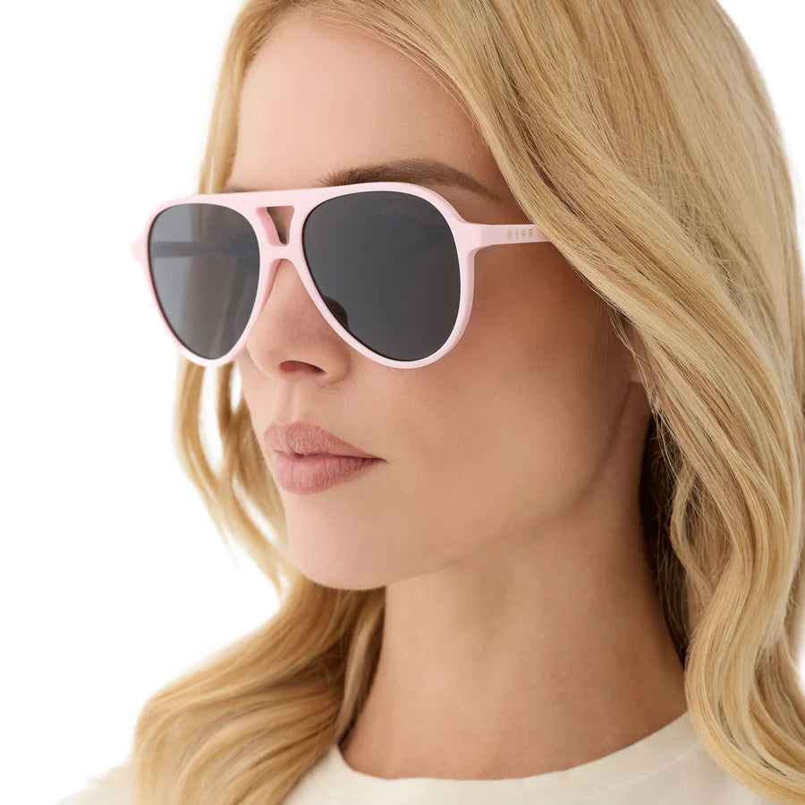 DIFF Eyewear Tosca ii Polarized Sunglasses - Powder Pink