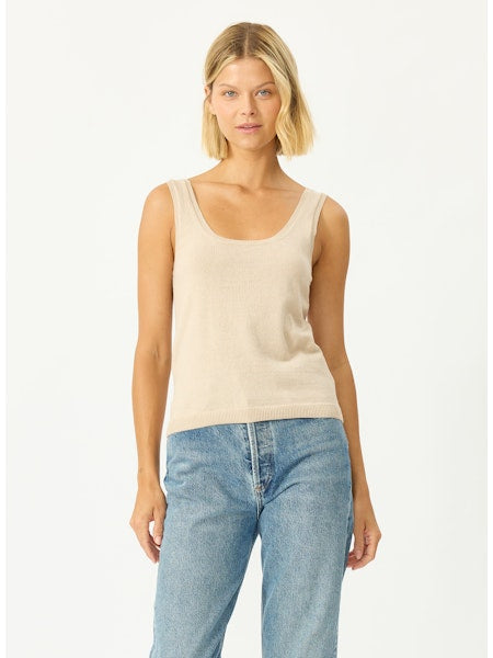 Stitches + Stripes Palmer Tank - Grain