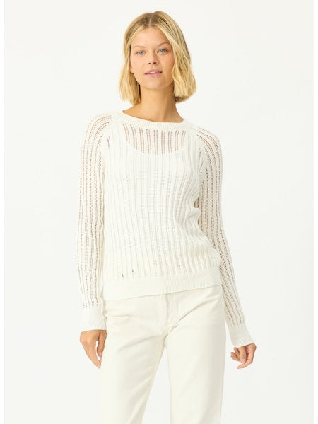 Stitches + Stripes Lucia Pullover - Chalk