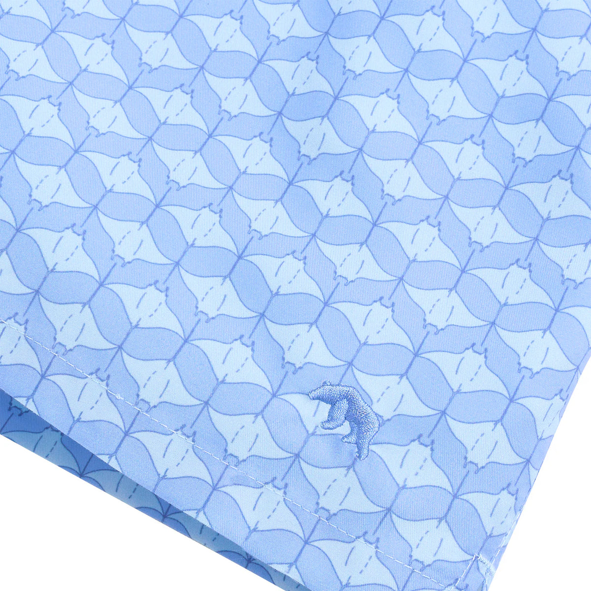 Onward Reserve Barb Swim Trunk - Azurine