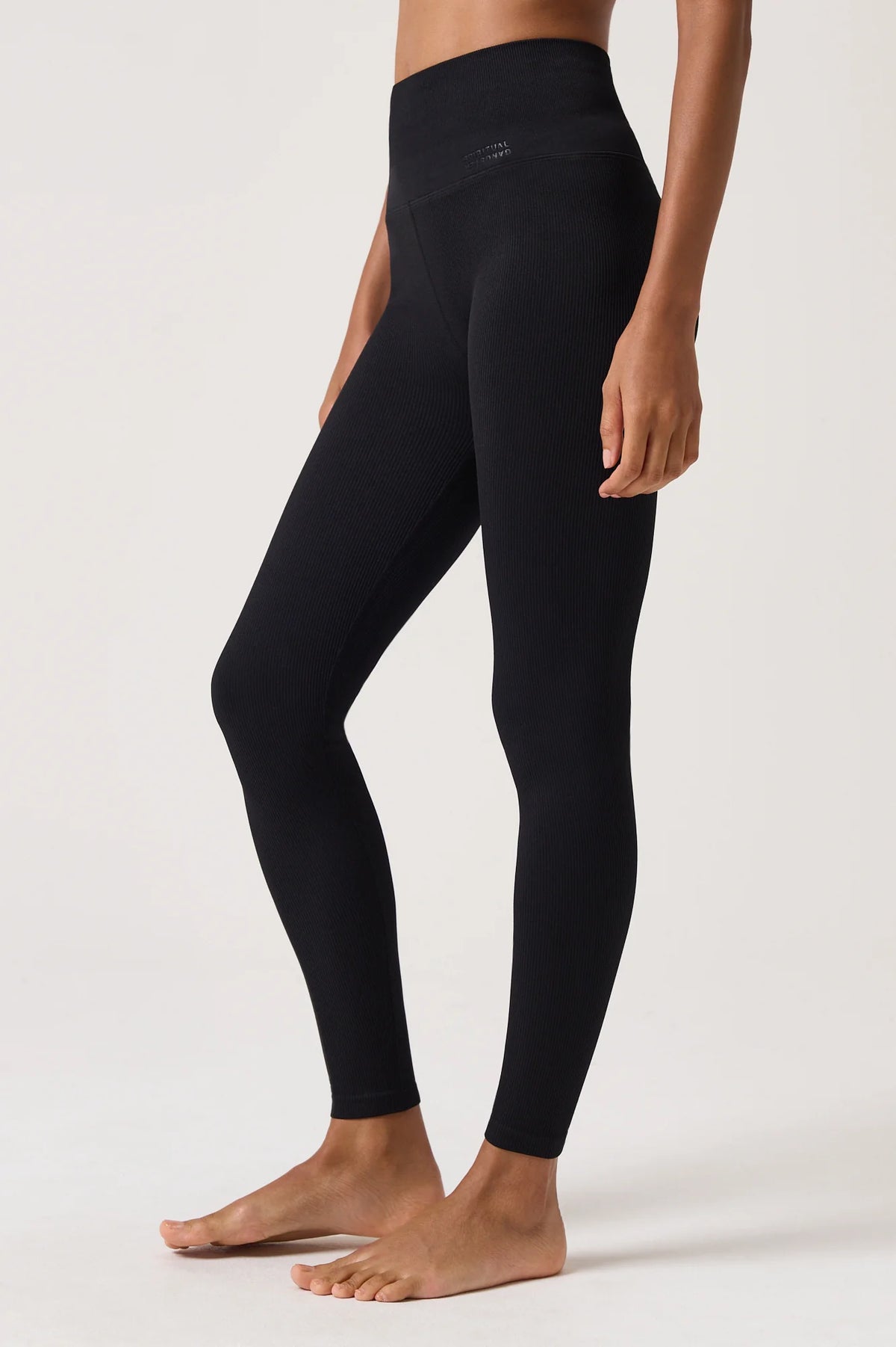 Spiritual Gangster Seamless Love 7/8 Legging- Black