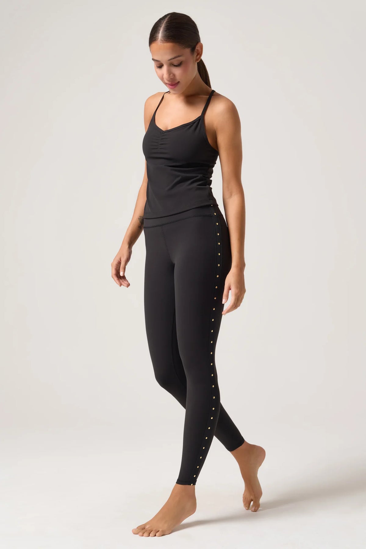 Spiritual Gangster Studded EuphoriaLift Legging- Black