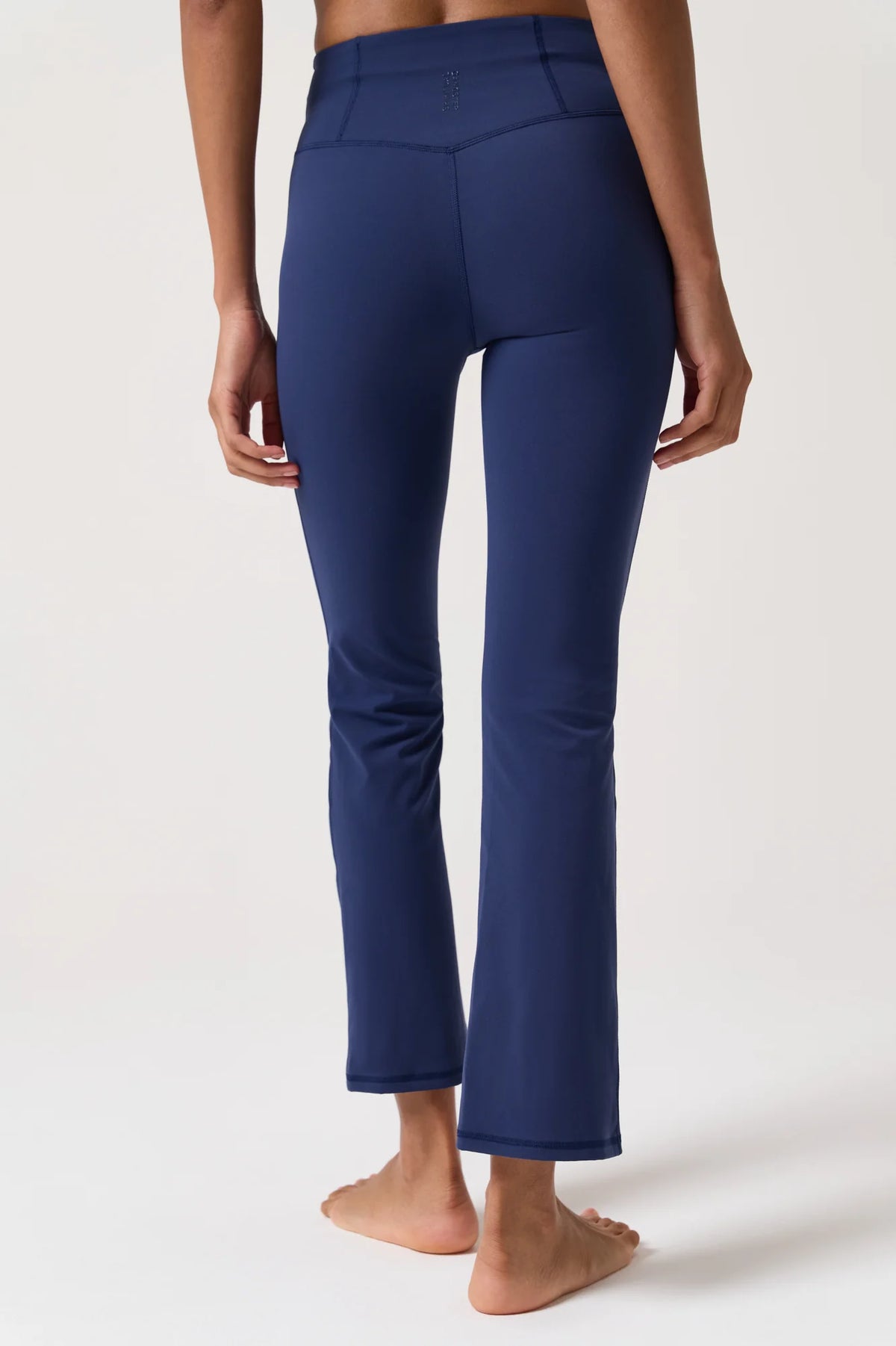 Spiritual Gangster EuphoriaLift Crop Flare Legging- Indigo