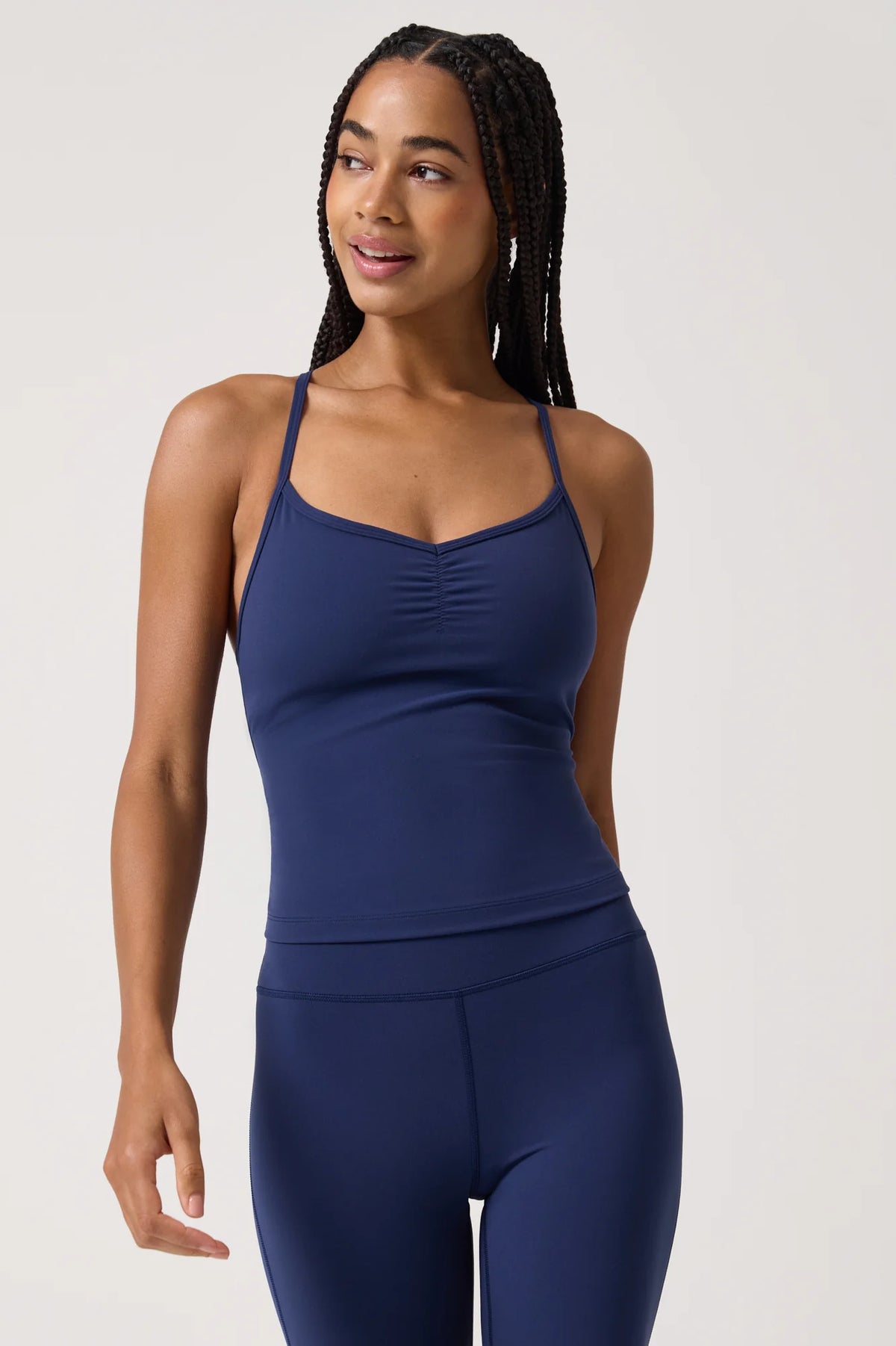 Spiritual Gangster EuphoriaLift Breathe Tank- Indigo
