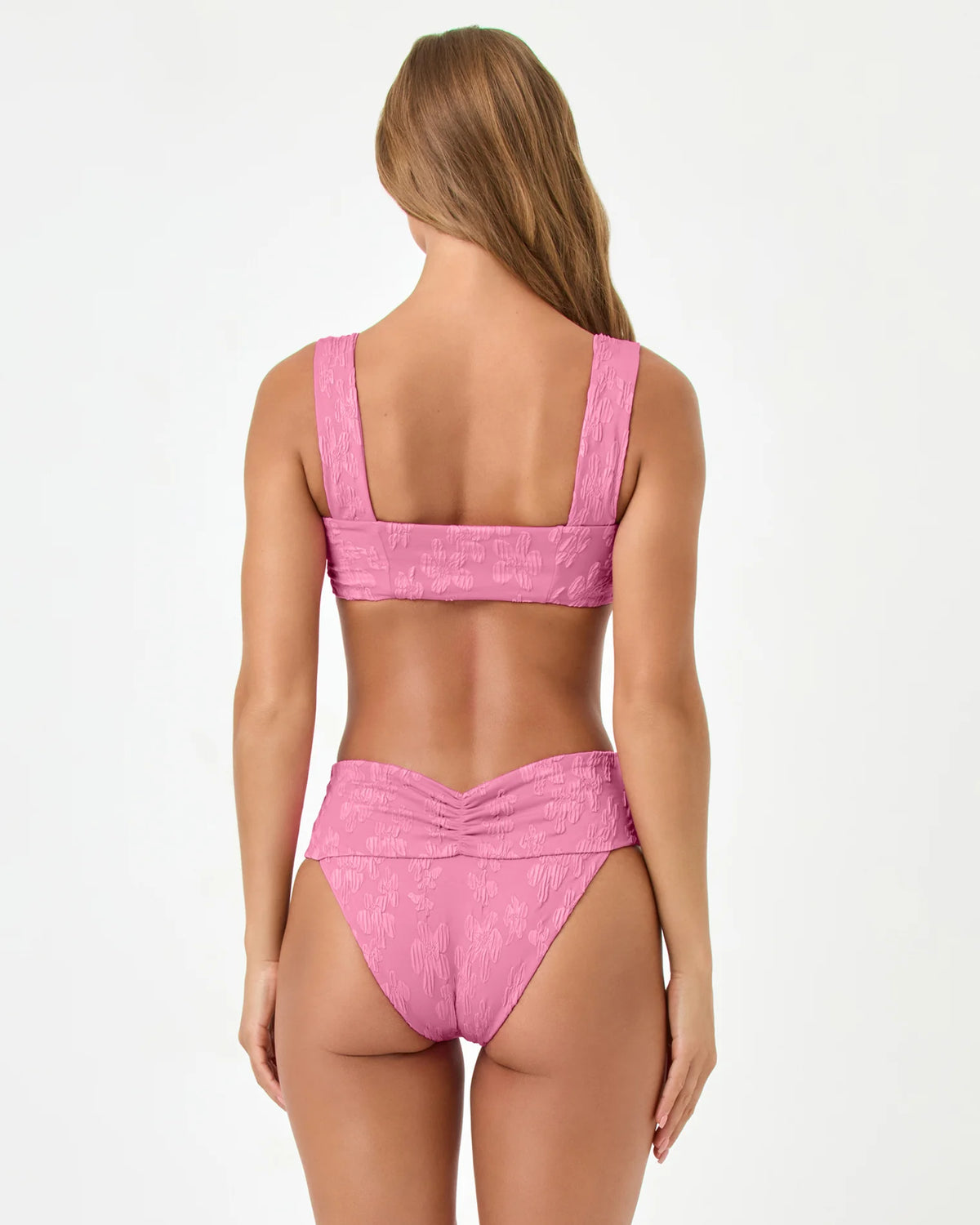 L*Space Bardot Classic Bottom - Hottest Pink