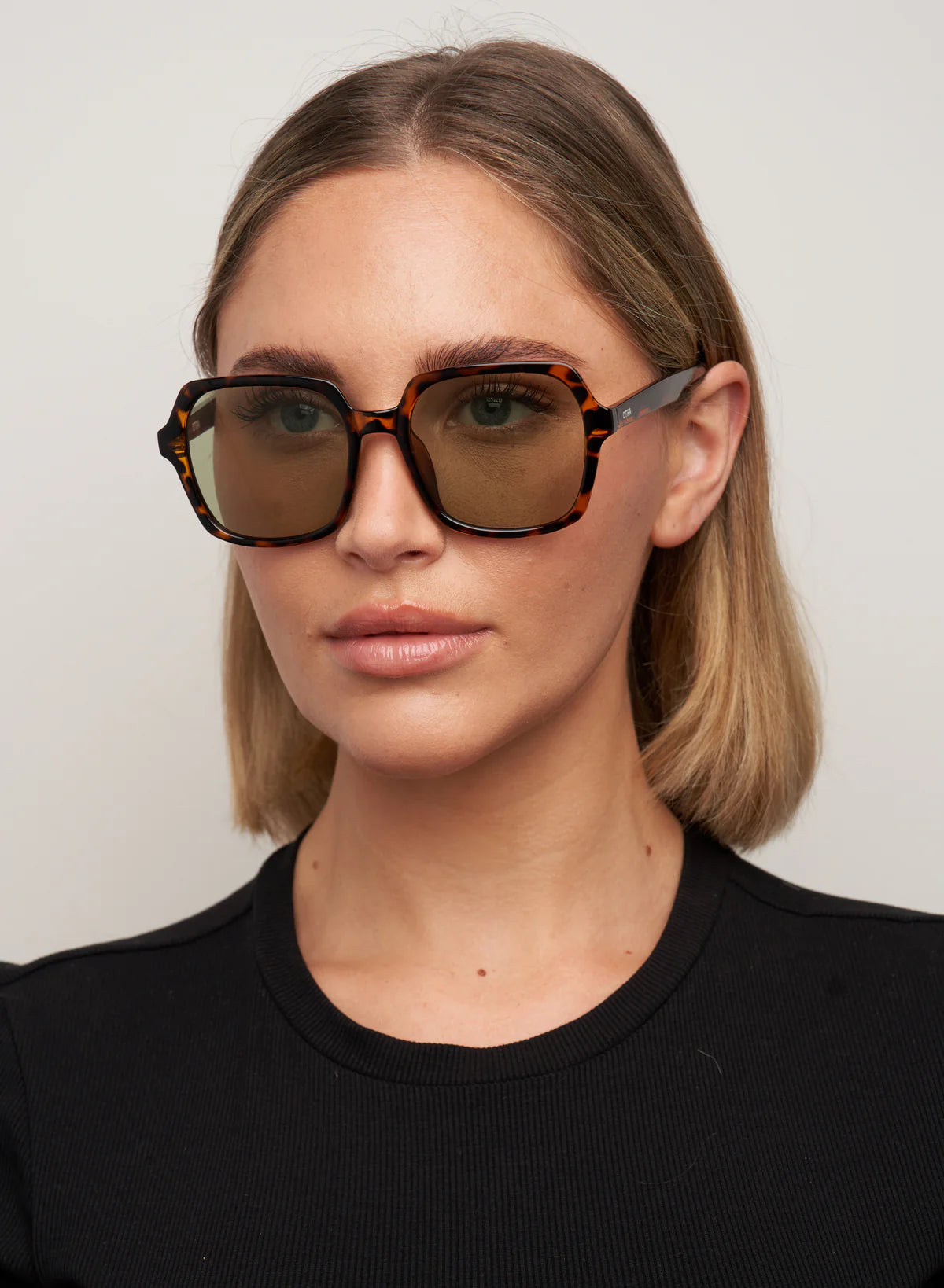 Otra Eyewear Sady Sunglasses - Tort / Light Green