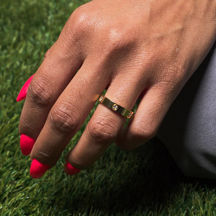Nikki Smith Corinne Ring - Gold