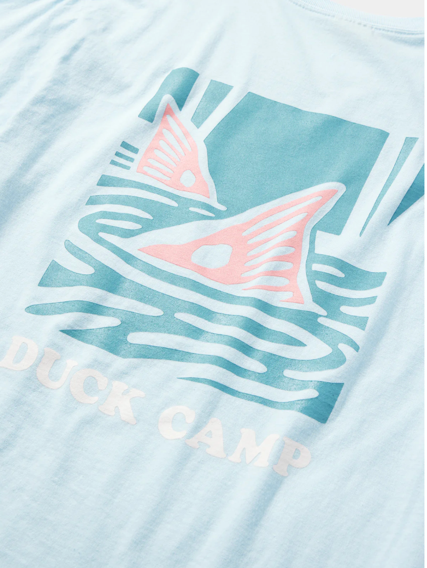Duck Camp Redfish Tail T-Shirt - Ice Water