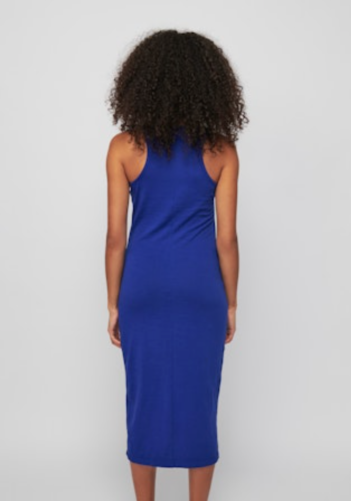 Nation Ltd. Sevan Dress with Button Detail - Cobalt