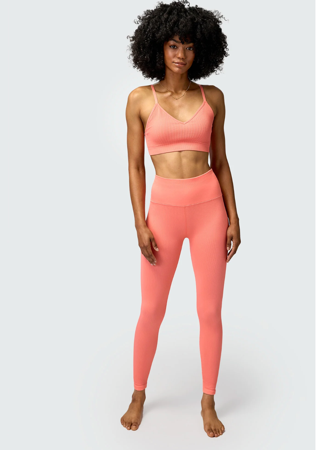 Spiritual Gangster Love Sculpt 7/8 Legging - Flamingo