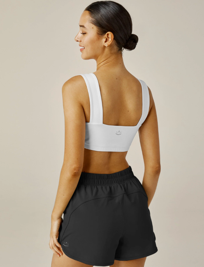 Beyond Yoga Squared Bra - Cloud White