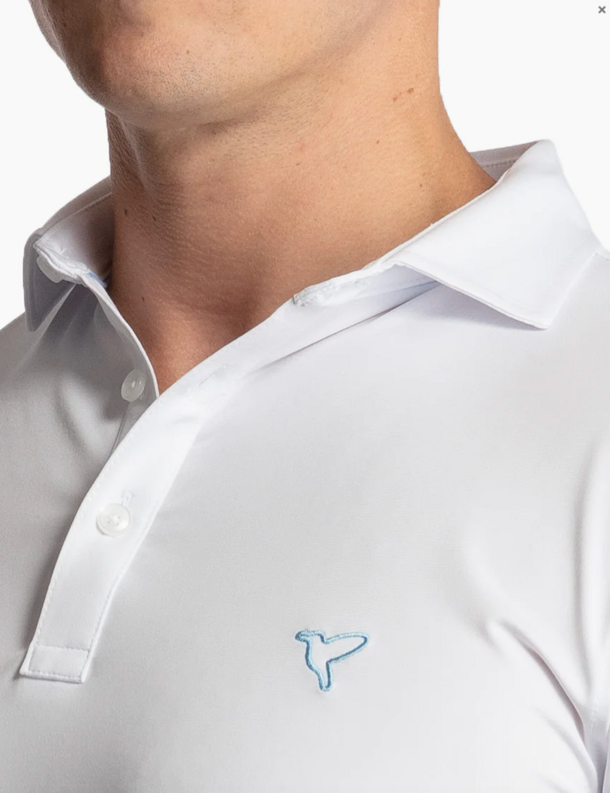 Birddogs Neil Mouthstrongs Polo - White