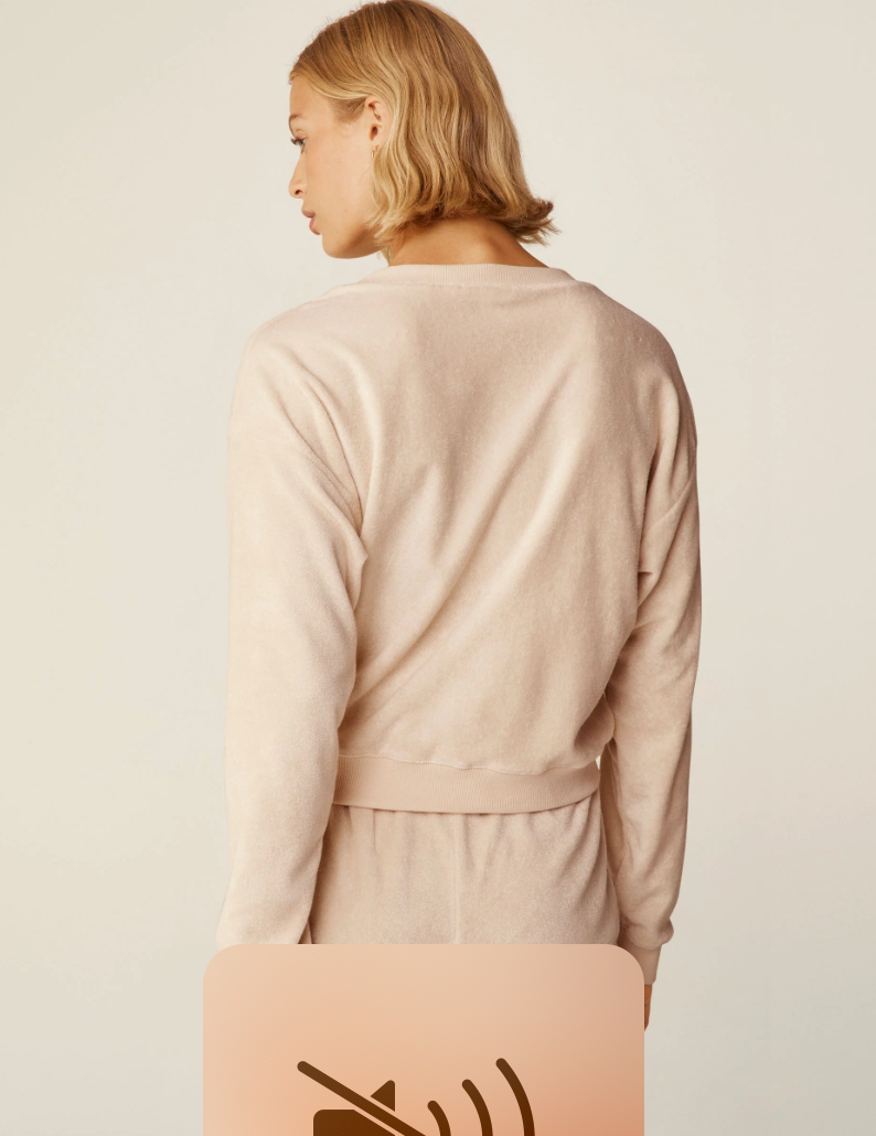 Beyond Yoga Tropez Pullover - Pristine Cream