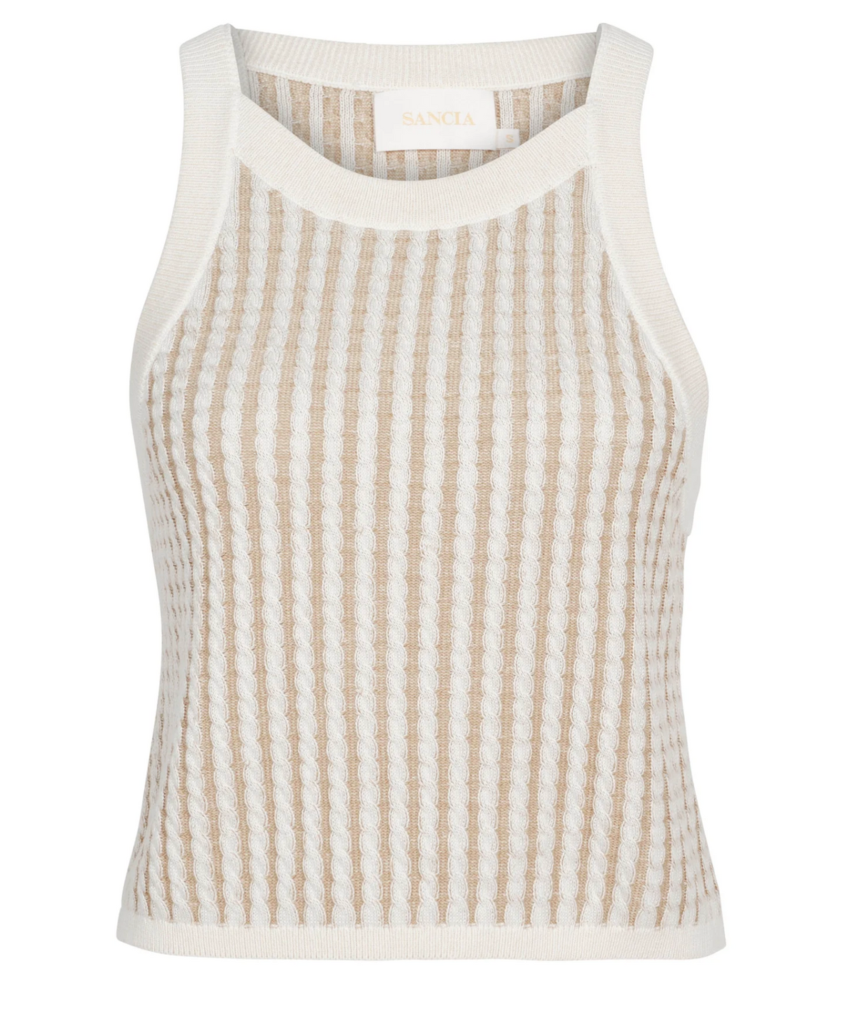 Sancia Juda Knit Tank - Sandcastle