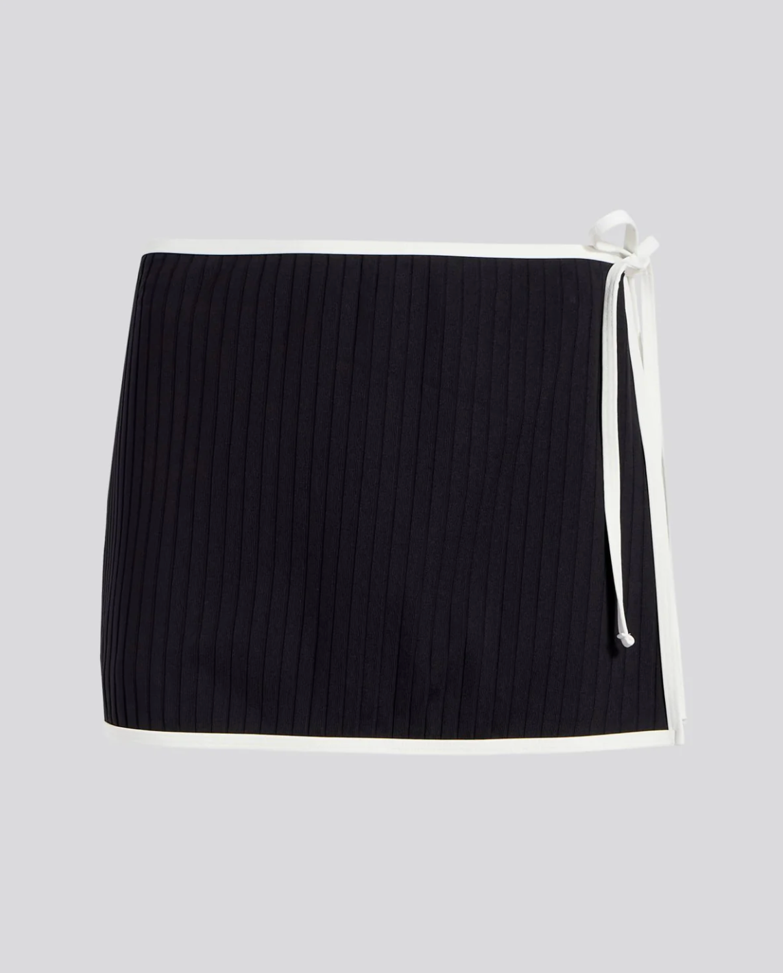 Solid &amp; Striped The Nola Ribbed Swim Skirt - Blackout