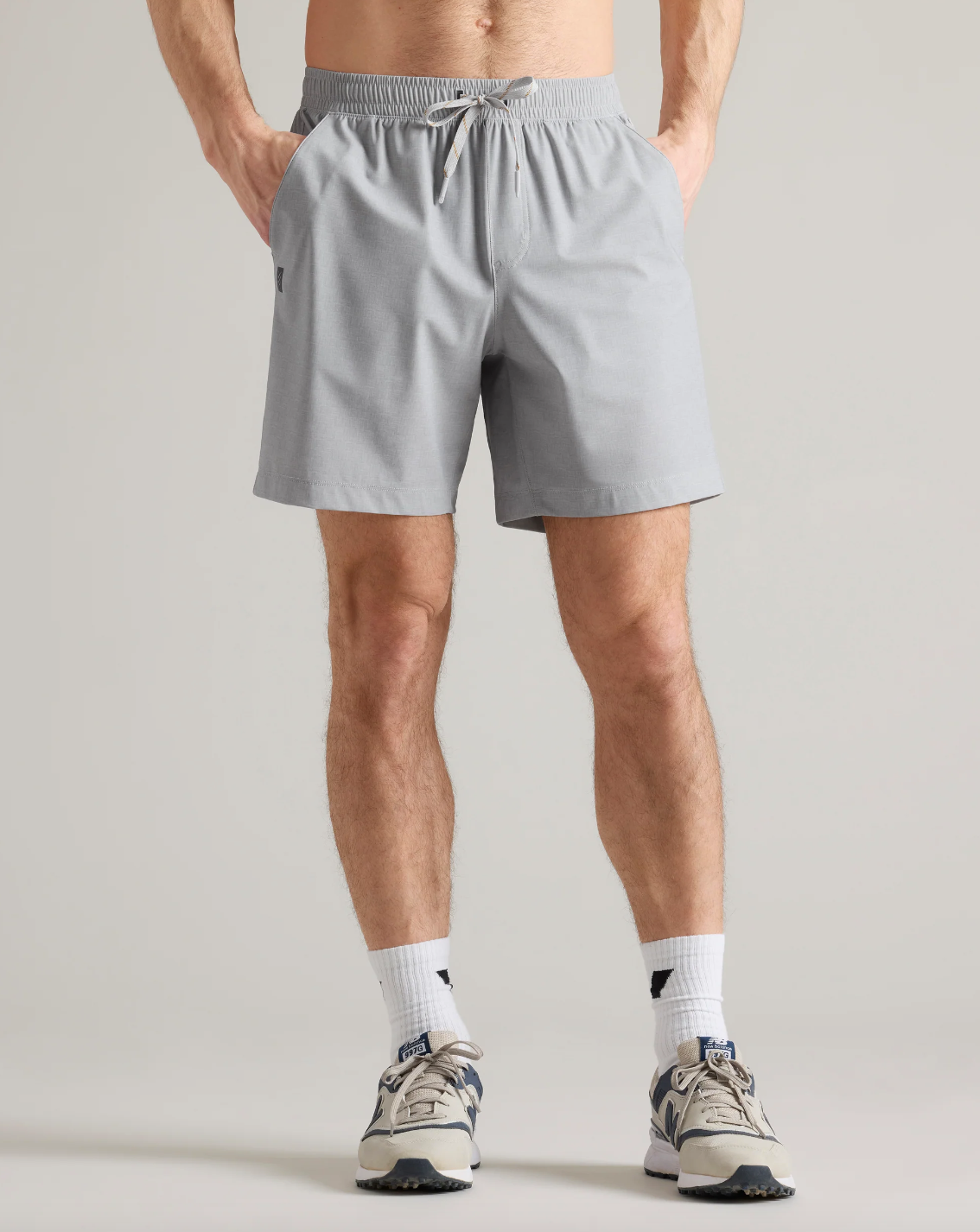 Rhone Apparel 7&quot; Pursuit Short - Sleet Gray Print