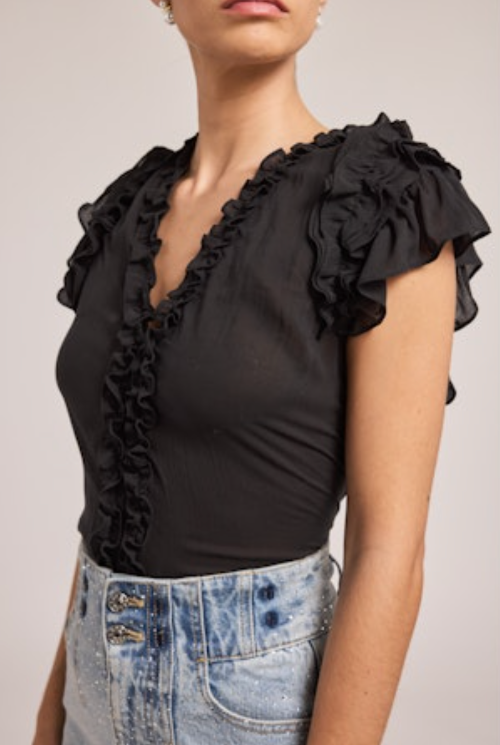 Generation Love Sia Voile Blouse - Black