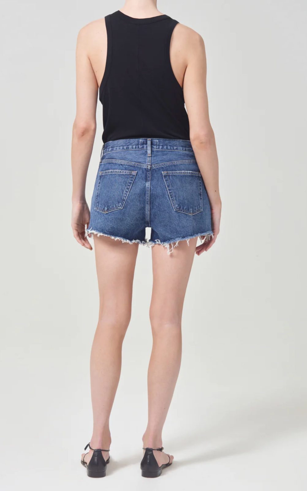 AGOLDE Parker Vintage Cut Off Short (With Slit) - Caution