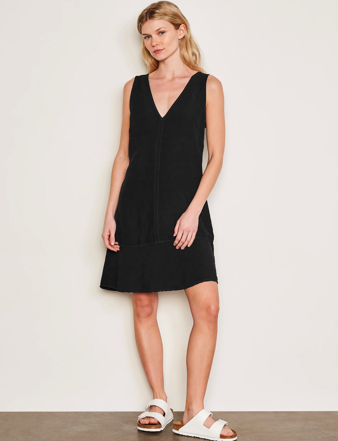 Sundry Short Shift Dress - Black